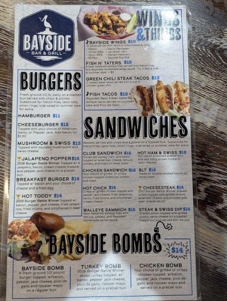 Bayside Bar & Grill Menu image 1